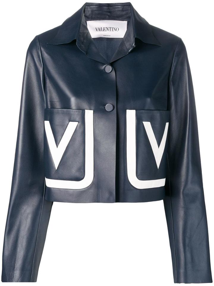 Valentino V Pocket Jacket - Blue