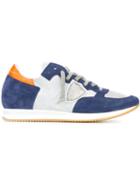 Philippe Model Panelled Sneakers, Men's, Size: 43, Blue, Leather/suede/nylon/rubber