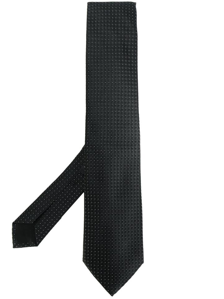 Boss Hugo Boss Micro Polka-dot Tie - Black