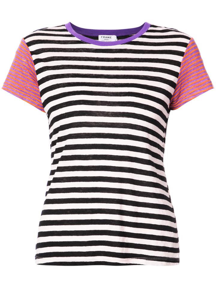 Frame Denim Striped T-shirt - Multicolour