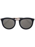 Le Specs Round Frame Sunglasses - Black