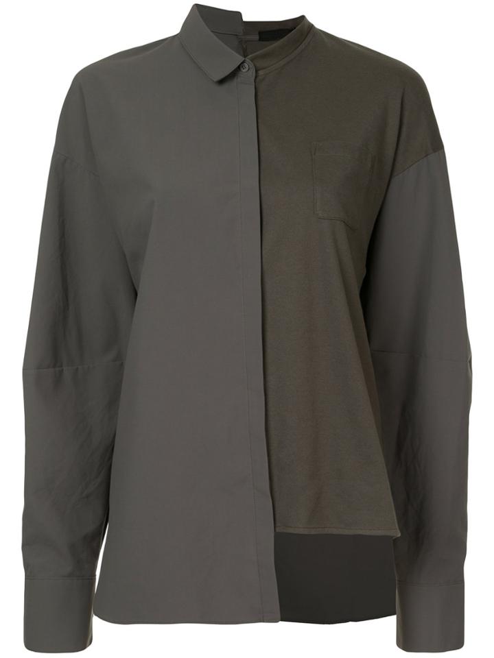 Aula Asymmetric Shirt - Green
