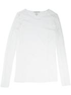 Stefano Mortari - Mesh Top - Women - Polyamide - 40, White, Polyamide