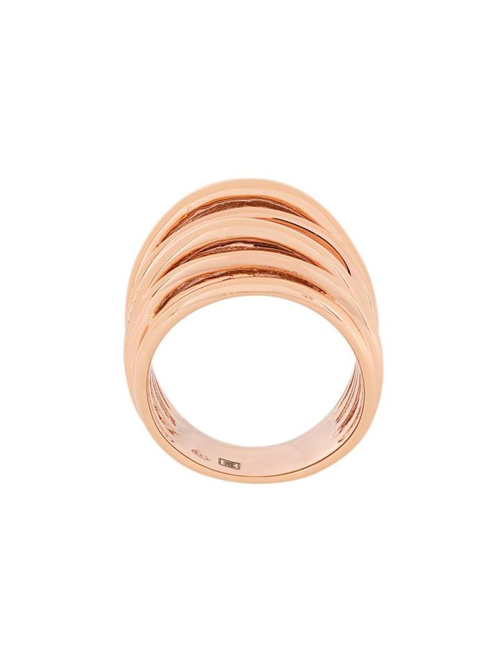 Federica Tosi Layered Ring, Women's, Metallic