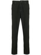 Transit Pinstripe Straight Trousers - Grey