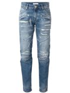 Pierre Balmain 'moto' Jeans, Women's, Size: 29, Blue, Cotton