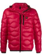 Blauer Hooded Down Jacket - Red