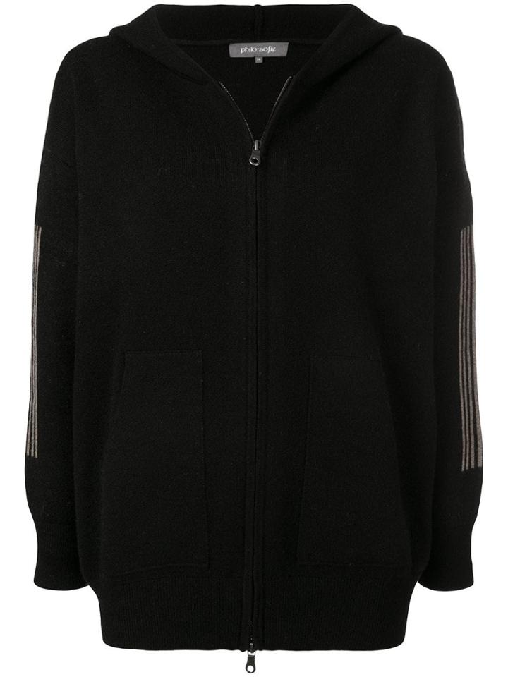 Philo-sofie Stripe Hoody - Black