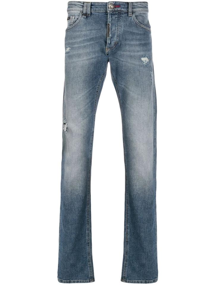 Philipp Plein Supreme Straight Jeans - Blue