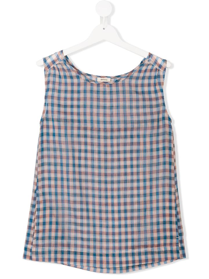 Bellerose Kids Sleeveless Check Top - Multicolour