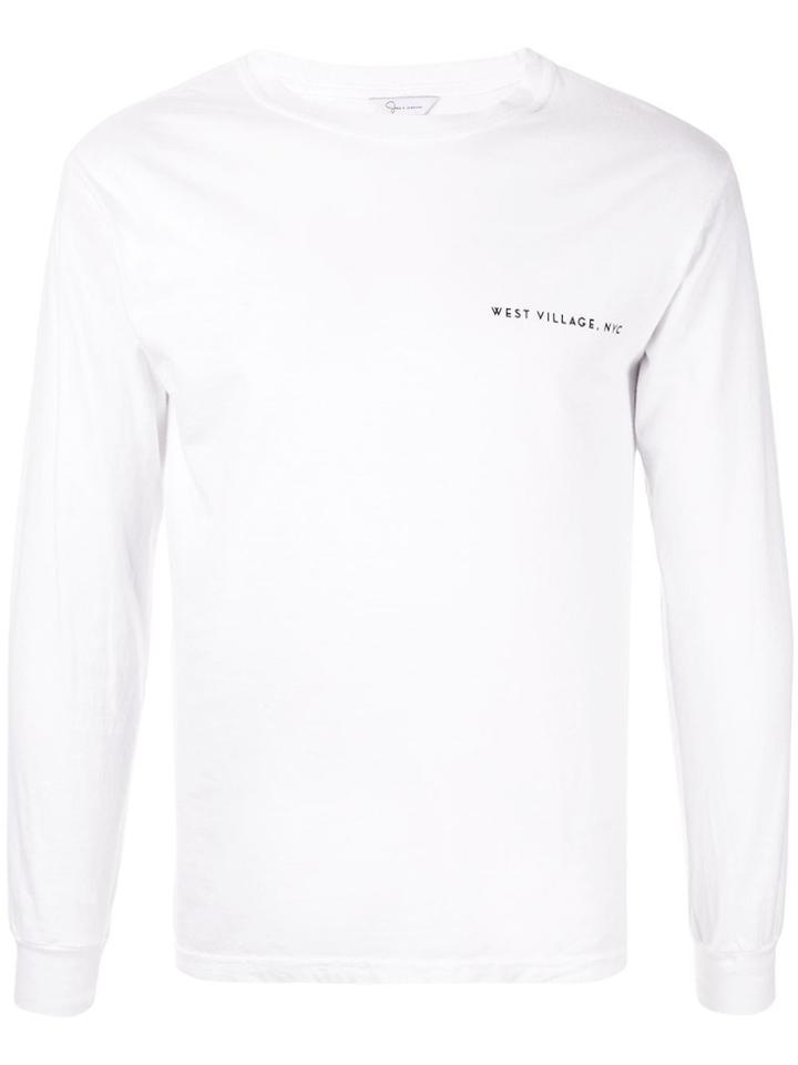 Jaw X Jawshop West Village Nyc Long-sleeved T-shirt - White