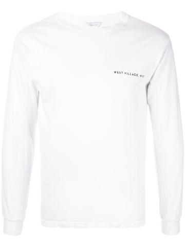 Jaw X Jawshop West Village Nyc Long-sleeved T-shirt - White