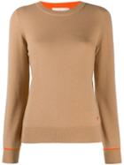 Tory Burch Round Neck Sweater - Neutrals