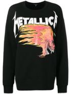 R13 Metallica Printed Sweatshirt - Black