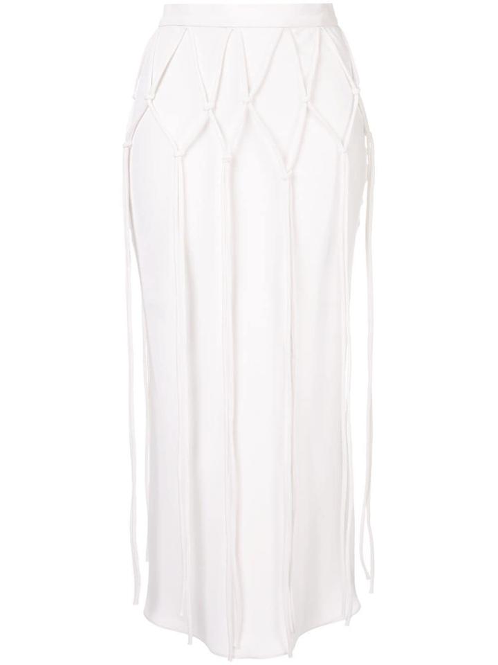 Christopher Esber Knot Detail Skirt - White