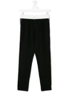Dkny Kids - Side Stripe Joggers - Kids - Lyocell/viscose - 16 Yrs, Girl's, Black