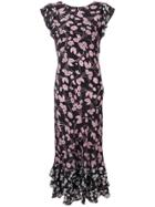 Rixo London Isabelle Floral Print Dress - Black