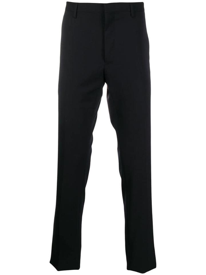 Lanvin Slim-fit Tailored Pleated Trousers - Blue