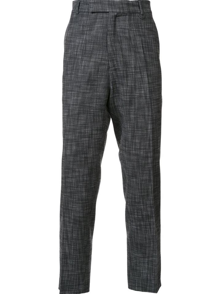 Cmmn Swdn Tapered Trousers, Men's, Size: 46, Grey, Viscose/polyester/spandex/elastane