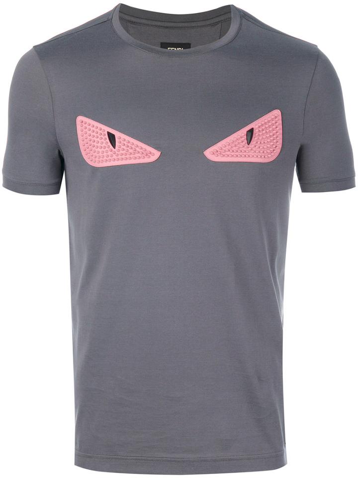 Fendi - Bag Bugs T-shirt - Men - Cotton - 48, Grey, Cotton