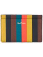 Paul Smith Bright Stripe Credit Card Holder - Multicolour