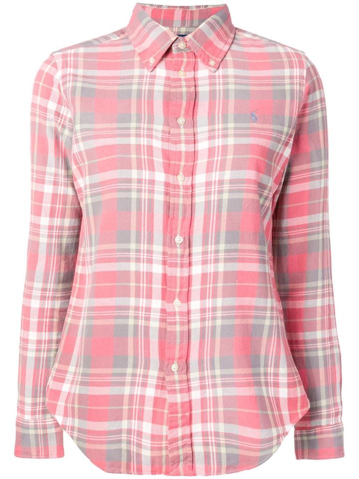 Polo Ralph Lauren Checked Shirt - Pink & Purple