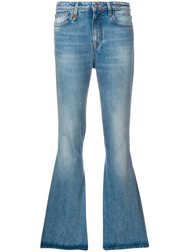 R13 Straight-leg Jeans - Blue