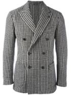 Gabriele Pasini Double Breasted Jacket, Men's, Size: 50, Black, Wool/cotton/polyester
