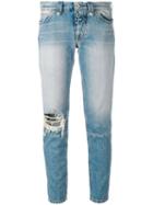 Unravel Project - Light-wash Jeans - Women - Cotton/polyester - 28, Blue, Cotton/polyester