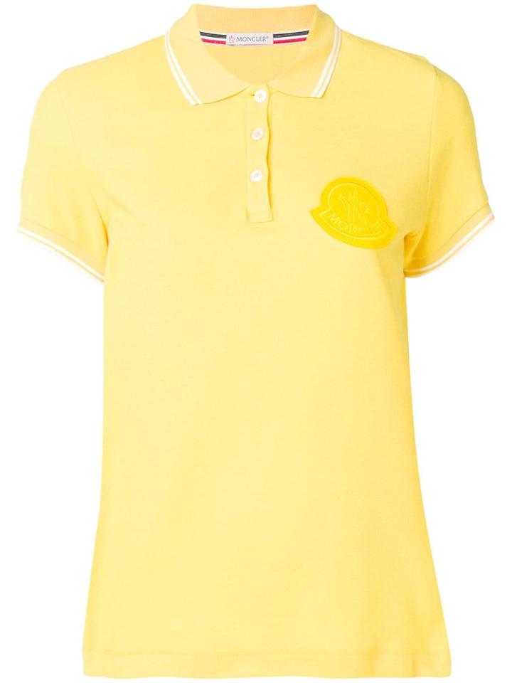 Moncler Basic Polo Shirt - Yellow