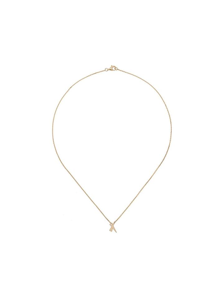 Daou 18kt Yellow Gold Kiss Diamond Pendant Necklace