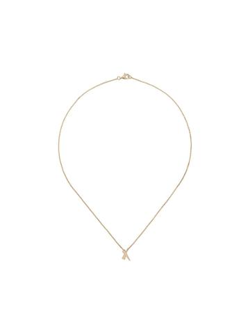 Daou 18kt Yellow Gold Kiss Diamond Pendant Necklace