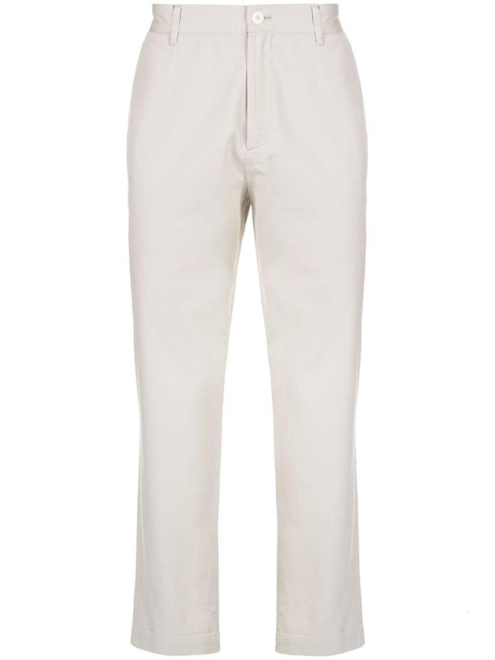 Rowing Blazers Slim Twill Trouser - White