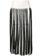 Sonia Rykiel Pleated Midi Skirt - Black