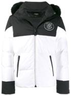Fendi Removable Hood Ski Down Jacket - White