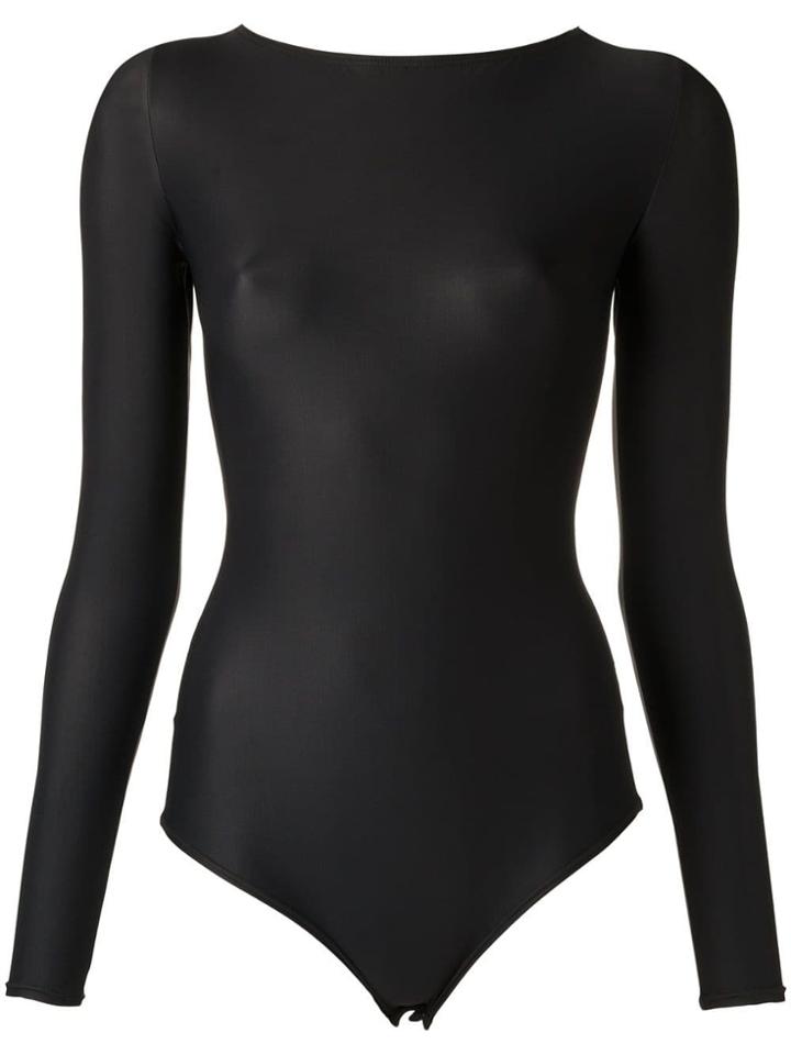 Amir Slama Strappy Swimsuit - Black