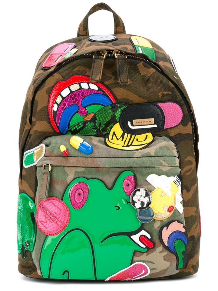 Marc Jacobs Julie Verhoeven Denim Biker Backpack - Multicolour