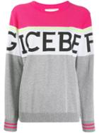 Iceberg Knit Logo Sweater - Pink