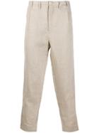 Carpe Diem Loose Fit Tailored Trousers - Neutrals