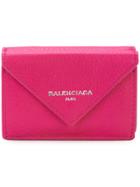 Balenciaga Papier Mini Wallet - Pink & Purple