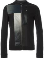 Rick Owens Panelled Jacket, Men's, Size: 52, Black, Cotton/viscose/cupro/lamb Skin