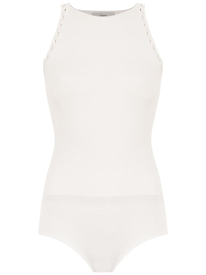 Egrey Knit Bodysuit - White