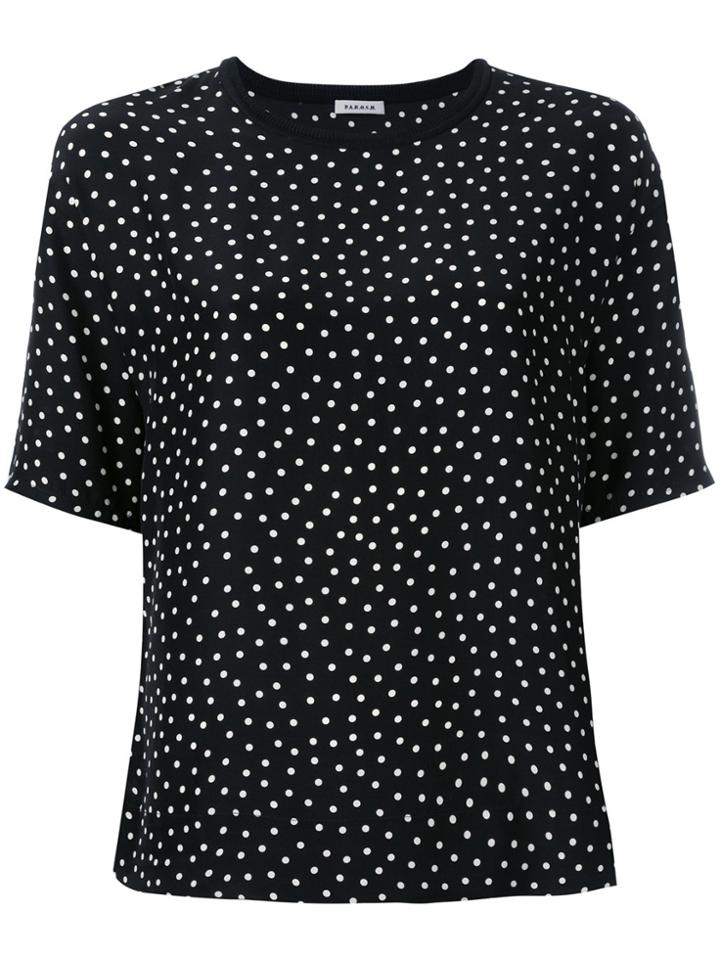 P.a.r.o.s.h. Polka Dot T-shirt - Black