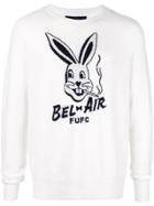 Local Authority Belair Bunny Knit Jumper - White