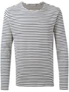 Vince - Striped Longsleeved T-shirt - Men - Cotton - S, White, Cotton