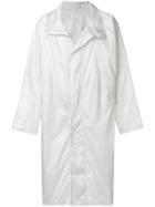 Mackintosh 0002 Straight Fit Waterproof Coat - White