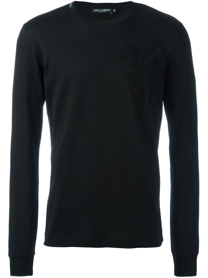 Dolce & Gabbana Embroidered Bee & Crown T-shirt