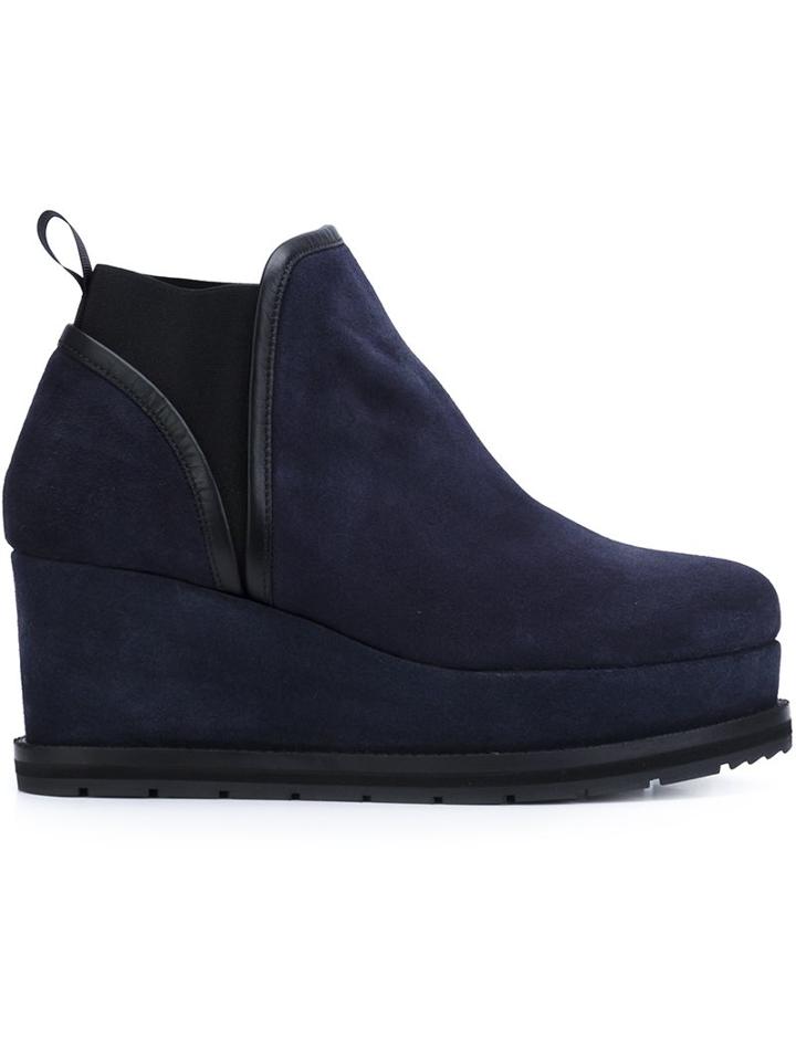 Castañer 'fibbie' Wedge Ankle Boots