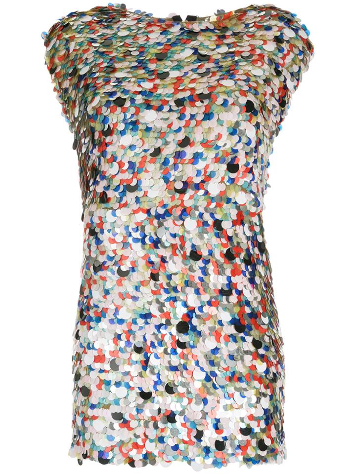 Zambesi Confetti Sequinned Mini Dress - Multicolour