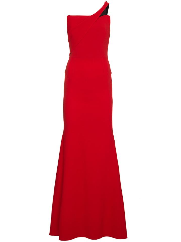 Roland Mouret Lockton One-shoulder Gown - Red